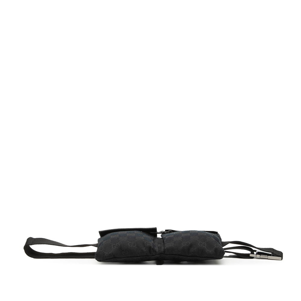 Pre-Loved Gucci GG Canvas Double Pocket Belt Bag - Picture 3 of 7